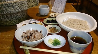 黒豆素麺御膳